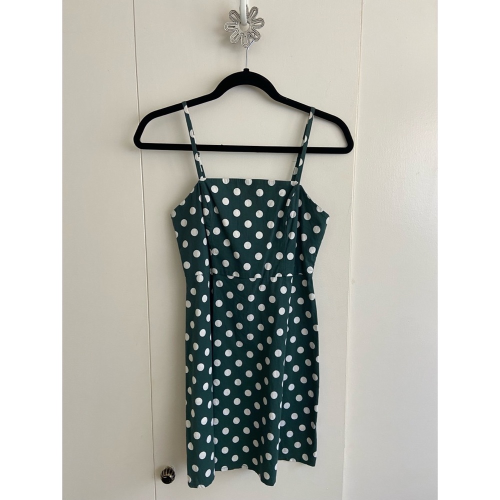 Polka dot mini dress